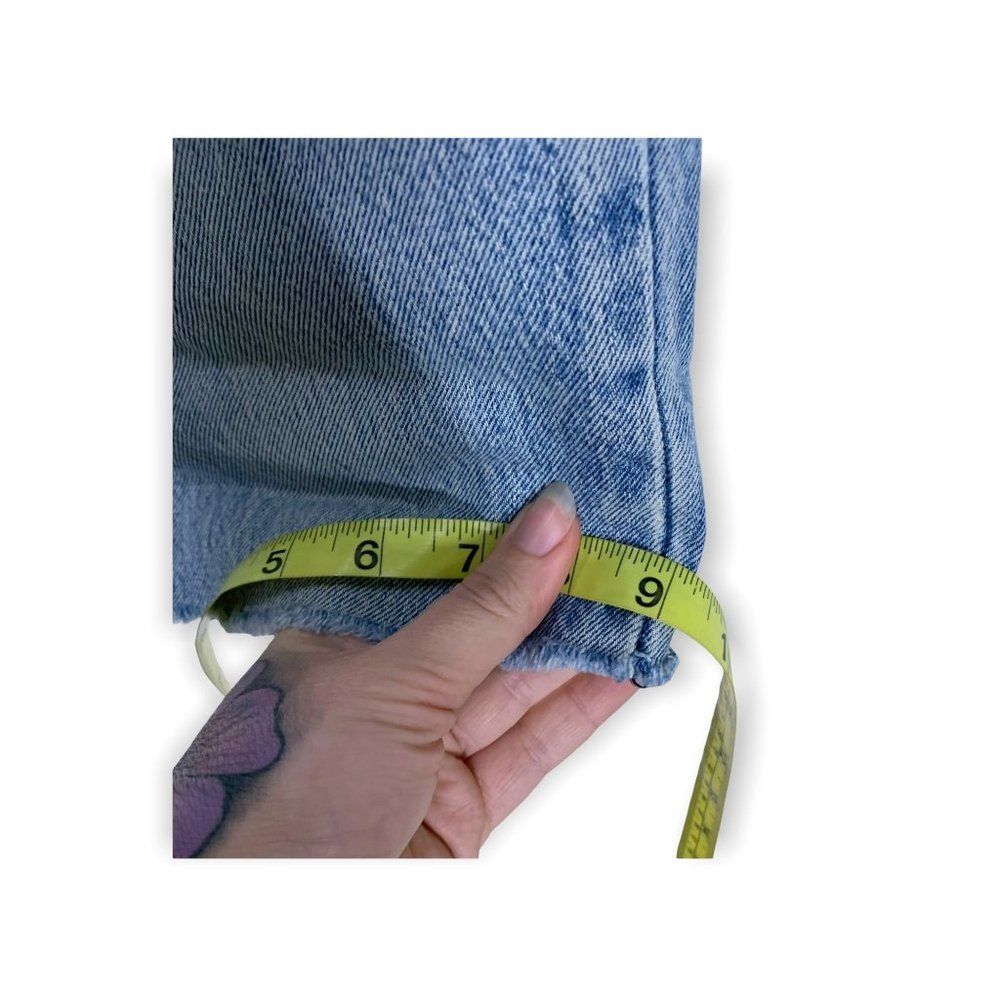 Vintage 90s Levis Bermuda High Rise Button Fly Shorts Size M - Picture 8 of 11